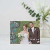 サンキューカードと写真 サンキューカード (スタンド正面)