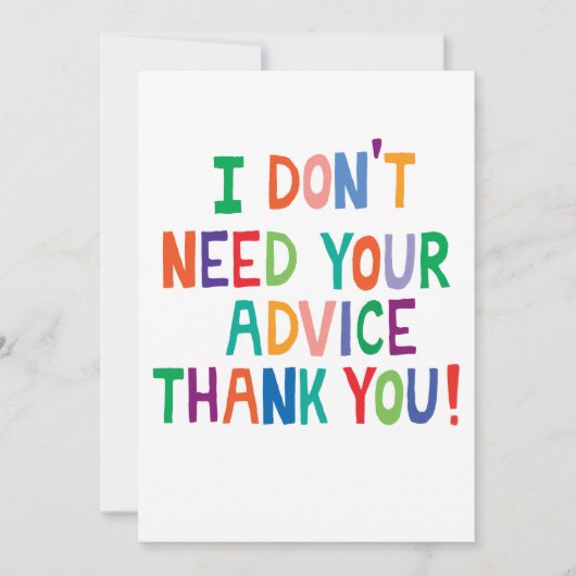 サンキューカードなし サンキューカード (正面)