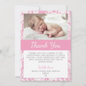 サンキューカードに洗礼を施している女の子 サンキューカード (正面)