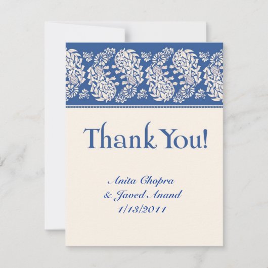 サンキューカードのインディアンかユダヤ人 サンキューカード (正面)