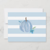 サンキューカードのカボチャ警官の誕生日年齢 サンキューカード (裏面)