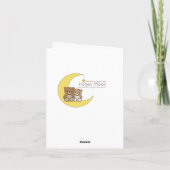 サンキューカードのスコットランドの花嫁及び新郎のキルト-赤 サンキューカード (裏面)