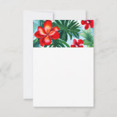 サンキューカードのハワイアン サンキューカード (裏面)