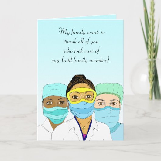 サンキューカードのヘルスプ気にロバイダ カード (正面)