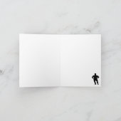 サンキューカードのボディービルダーの赤のストライプ サンキューカード (内部)