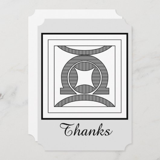 サンキューカードのメッセ感謝していージ サンキューカード (正面/裏面)