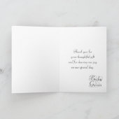 サンキューカードの中国のな二重幸福 サンキューカード (内部)