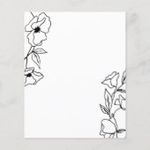 サンキューカードの悔やみや弔慰と花のメモリ。 チラシ (裏面)