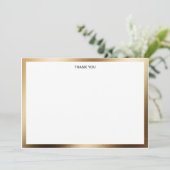 サンキューカードの金ゴールドのボーダー サンキューカード (スタンド正面)