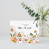 サンキューカードはがきフローラボ結婚タン ポストカード (スタンド正面)