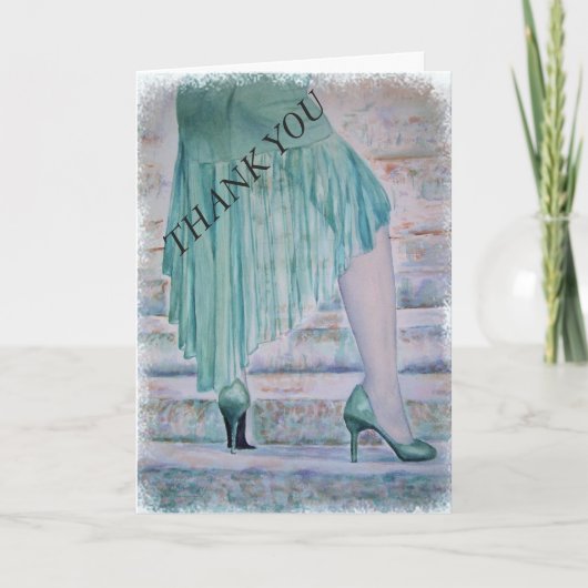 ....サンキューカードへの階段 サンキューカード (正面)