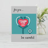 サンキューカードをすべての医療気に者に サンキューカード (スタンド正面)