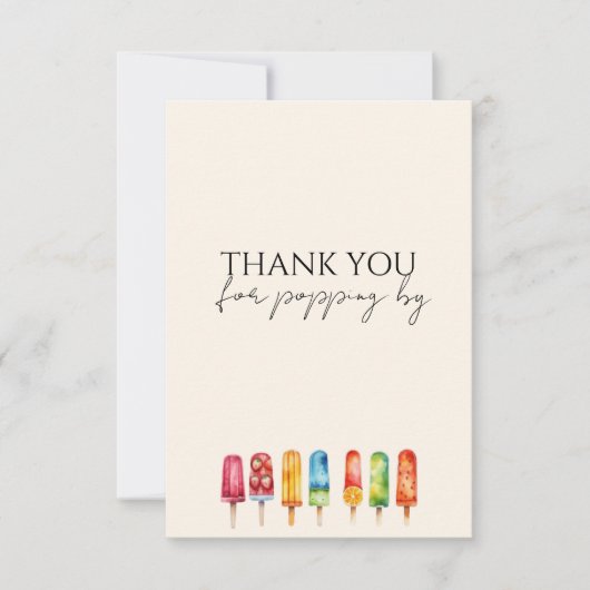 サンキューカードをポンと出して買ありがとう サンキューカード (正面)