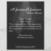 サンキューカードを光に – さようなら親愛 (裏面)