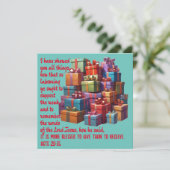 サンキューカードを受け取る与えよりもAIの方が優れている サンキューカード (スタンド正面)