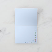 サンキューカードを示すベビー生命の樹 サンキューカード (内部)