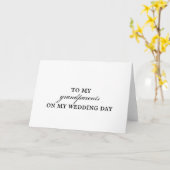 サンキューカードを結婚している祖父母 カード (黄色い花)