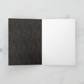 サンキューカードを結婚するとどろく二十代のアールデコ サンキューカード (内部)