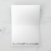 サンキューカードを絵を描くマンボの実験室 サンキューカード (内部)