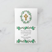 サンキューカードアイルランドテーマケルト十字 サンキューカード (内部)