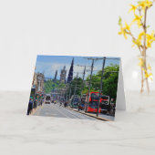 サンキューカードエディンバラスコットランド カード (黄色い花)