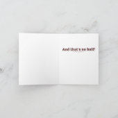 サンキューカードカウボーイウエスタンブルテーマオリジナル サンキューカード (内部)