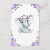 サンキューカードガールエレファントシャワー花付き エンクロージャーカード (裏面)