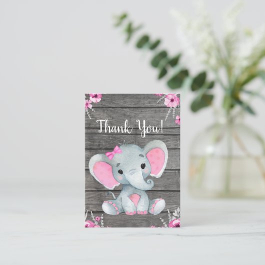 サンキューカードガールエレファントシャワー エンクロージャーカード (スタンド正面)