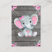 サンキューカードガールエレファントシャワー エンクロージャーカード (裏面)