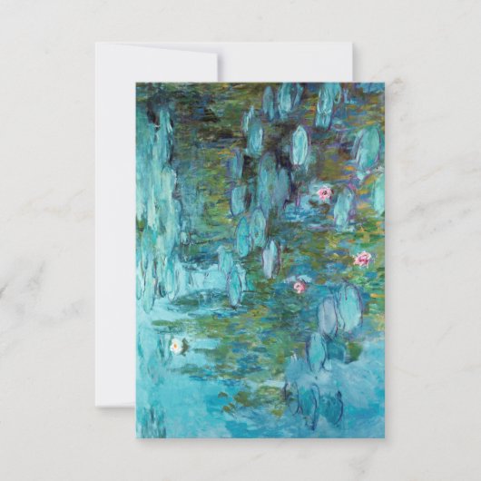 サンキューカードクロードモネニンフェアスウォーターリリー サンキューカード (正面)