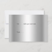 サンキューカードシルバーとハート サンキューカード (裏面)