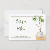 サンキューカードシンプルミニマル サンキューカード (正面)