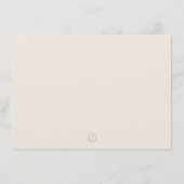 サンキューカードシンプルモダン野生の花 サンキューカード (裏面)