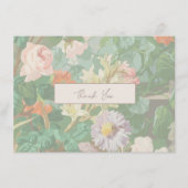 サンキューカードシンプルモダン野生の花 サンキューカード (正面)