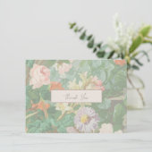 サンキューカードシンプルモダン野生の花 サンキューカード (スタンド正面)