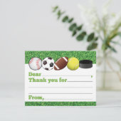 サンキューカードスポーツ空白のを満子供へたす サンキューカード (スタンド正面)