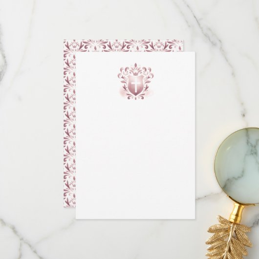 サンキューカードダスティピンククレスト&クロス サンキューカード (正面/裏面インサイチュ)