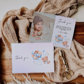 サンキューカードテディベア招待状 サンキューカード