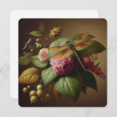 サンキューカードドラゴンフライフローラリーフ (正面/裏面)