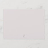 サンキューカードノートピンクパープルシンプル花 サンキューカード (裏面)