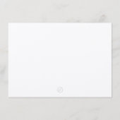 サンキューカードノートブルーウェーブ海ビーチ夏 サンキューカード (裏面)