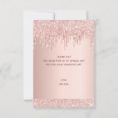 サンキューカードバラ金ゴールドグリッタードリップ サンキューカード (裏面)