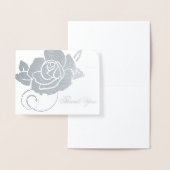 サンキューカードバラ 箔カード (ディスプレー)