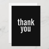 サンキューカードバー(ユダヤ教の)バル・ミツバー サンキューカード (正面/裏面)