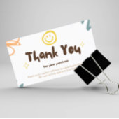 サンキューカードパーソナライズされたビジネスパステル 名刺