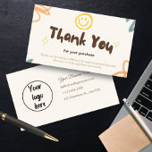 サンキューカードパーソナライズされたビジネスパステル 名刺