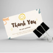 サンキューカードパーソナライズされたビジネスパステル 名刺