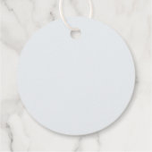 サンキューカードパーソナライズされた初の聖餐式 フェイバータグ (裏面)