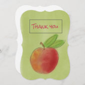 サンキューカードパーソナライズされたApple for先生 (正面/裏面)