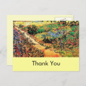 サンキューカードビンセント・ヴァン・ゴッホ ポストカード (正面/裏面)